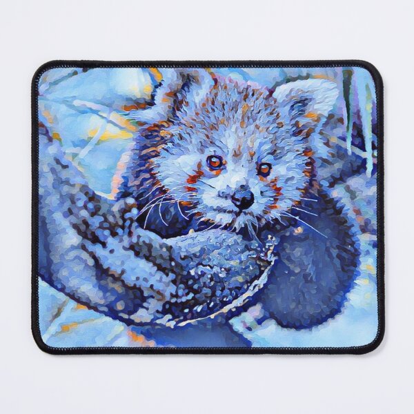 Item preview, Winter Season Portrait Red Panda Art designed and sold by TheWildFlix.
