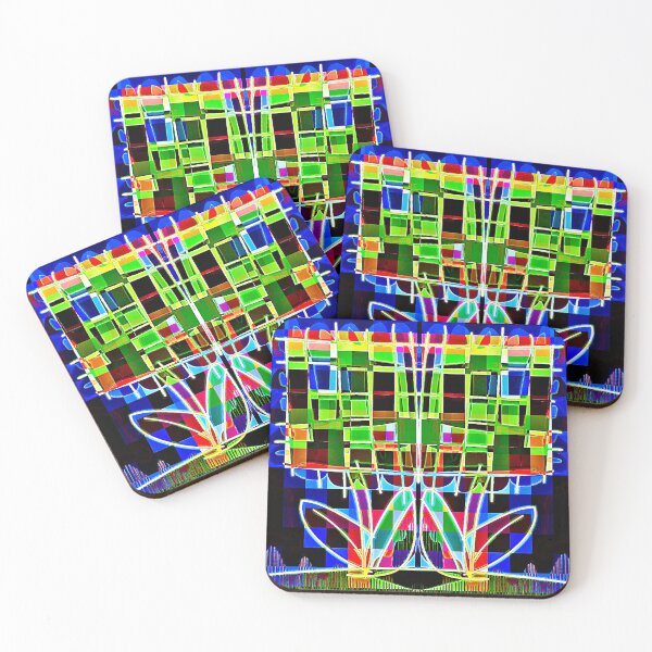 Artikelvorschau, Square Flower Squared (Big Pixel) entworfen und verkauft von JohnnyArtPavlou.