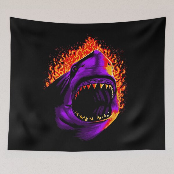 Item preview, fire shark designed and sold by albertocubatas.
