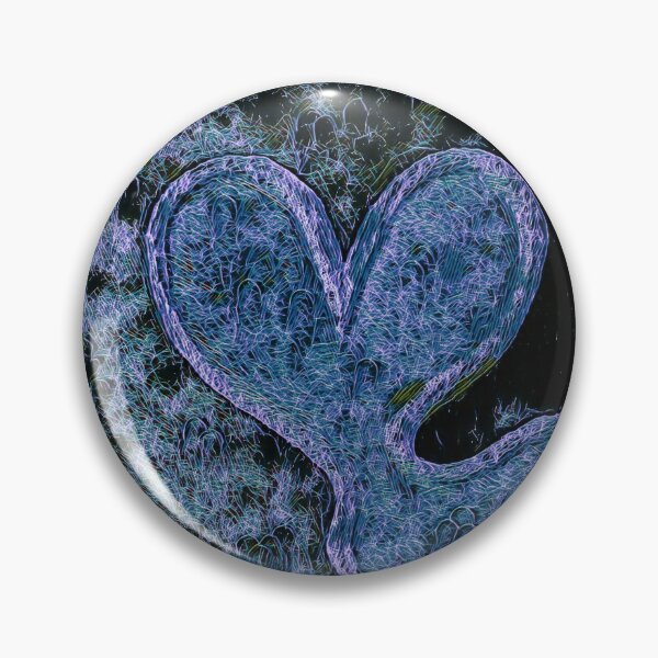 Item preview, Нeart on black, edited oil painting, #17 designed and sold by MariDaniArt.