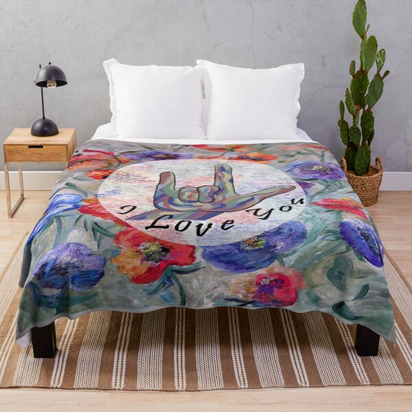 Item preview, ASL Flowers and I Love You designed and sold by EloiseArt.