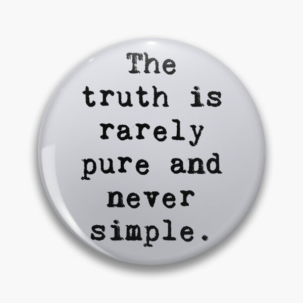 Item preview, Oscar Wilde Quote - The truth is rarely pure and never simple. - The Importance of Being Earnest designed and sold by violet-hope.