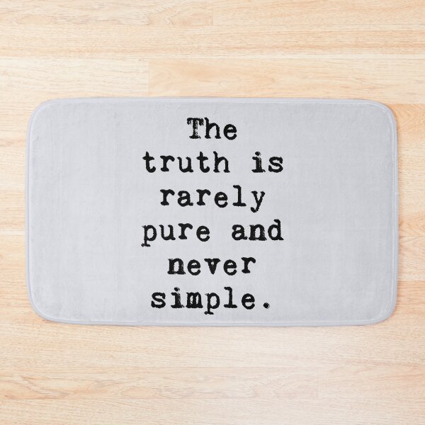 Item preview, Oscar Wilde Quote - The truth is rarely pure and never simple. - The Importance of Being Earnest designed and sold by violet-hope.