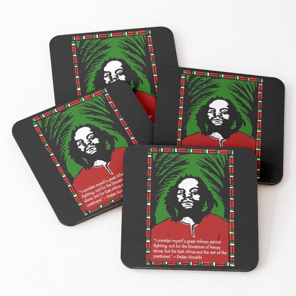 Item preview, Dedan Kimathi Quote  - African Patriot designed and sold by Tony Cisse.