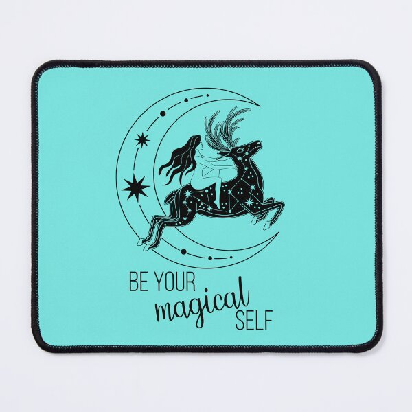 Item preview, Amazon or witch on a stag in front of the moon designed and sold by Karenamoon.