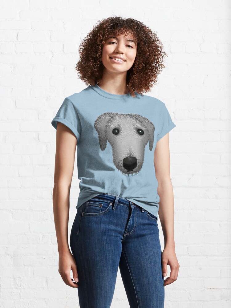 Alternate view of NDVH Bertie the Bedlington Classic T-Shirt