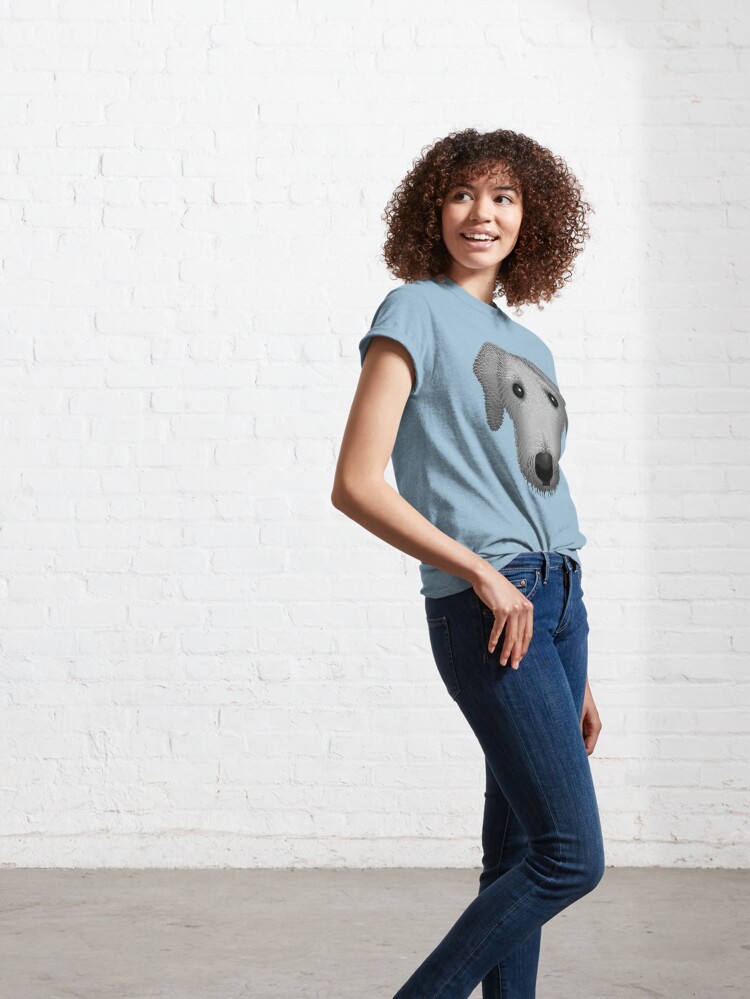 Alternate view of NDVH Bertie the Bedlington Classic T-Shirt