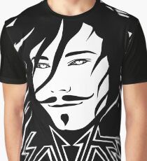 Savant - White and black Graphic T-Shirt