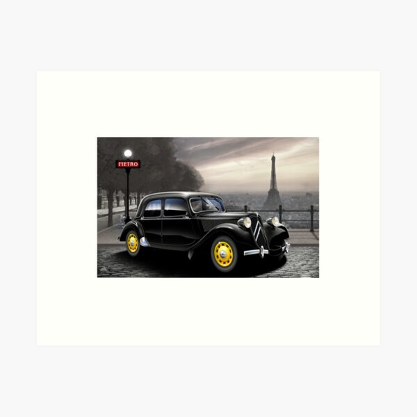 Item preview, Poster artwork - Citro.en Traction Avant designed and sold by RJWautographics.