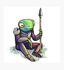 Lilypad Knight Photographic Print