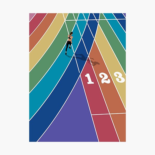 Aperçu de l'œuvre Coureur arc-en-ciel créée et vendue par The-Drone-Man.