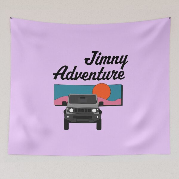 Item preview, Medium Grey Suzuki Jimny Adventure Sunrise Sunset designed and sold by stoicjimny.