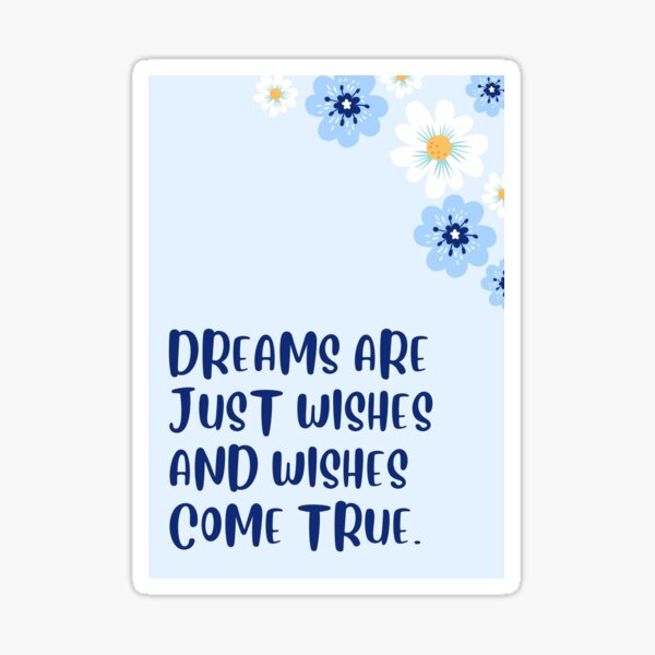 Dreams Sticker
