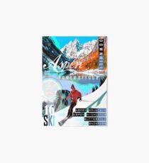 aspen ski Art Board