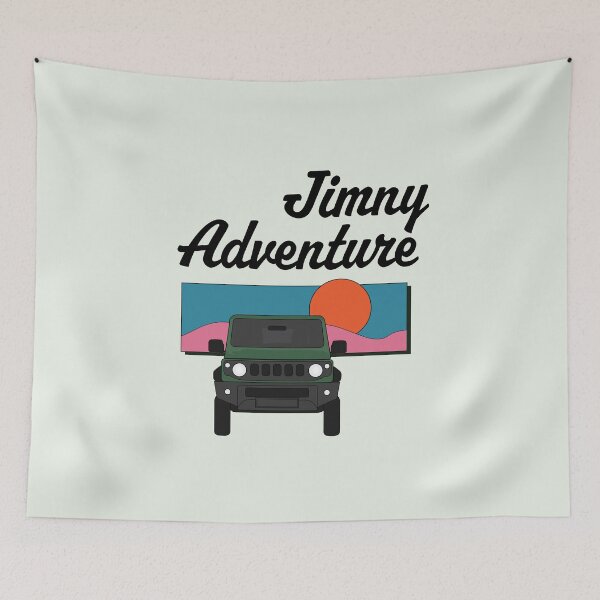 Item preview, Jungle Green Suzuki Jimny Adventure Sunrise Sunset designed and sold by stoicjimny.