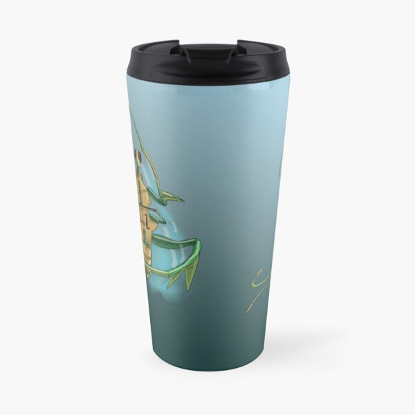 Mantis viola da gamba X Y Travel Coffee Mug