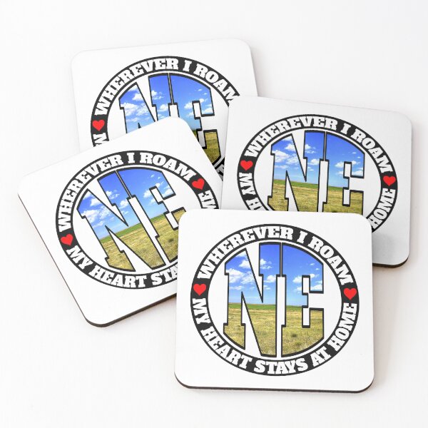 Item preview, Heart Stays Home - Nebraska designed and sold by DonDota.