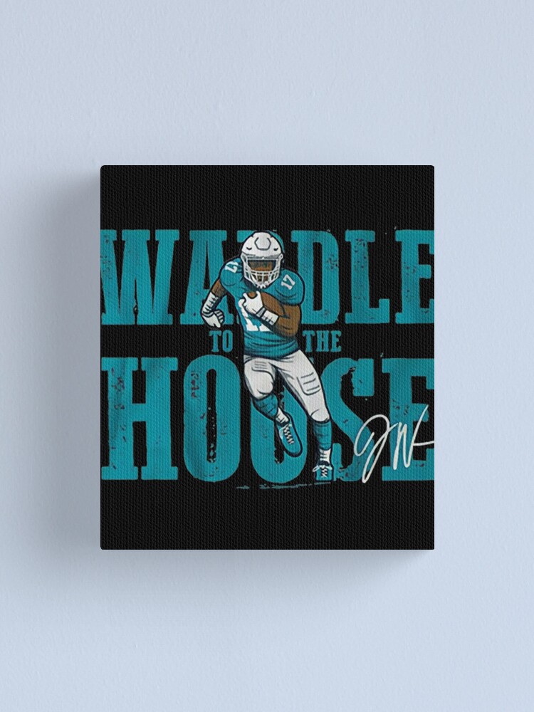 Jaylen Waddle 17 Jersey Sticker Essential T-Shirt for Sale by samirdari7