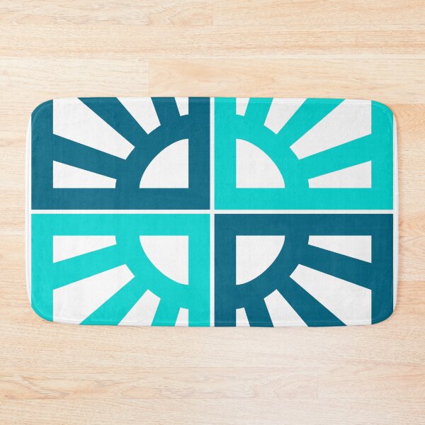 Item preview, Breeze Block Eleven Blue designed and sold by Owen1976.