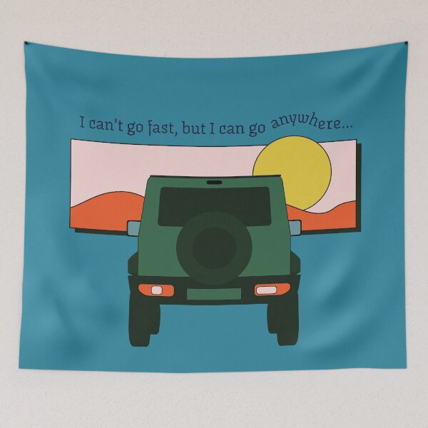 Item preview, Green Suzuki Jimny | Can't go Fast, Can Go Anywhere designed and sold by stoicjimny.