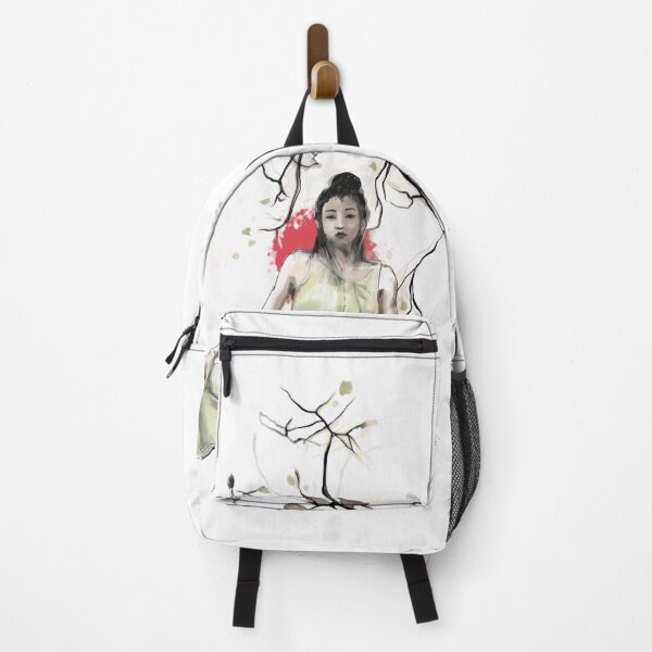 Item preview, Young dancer kneeling and behind her a branch with birds designed and sold by AnadinArtwork.