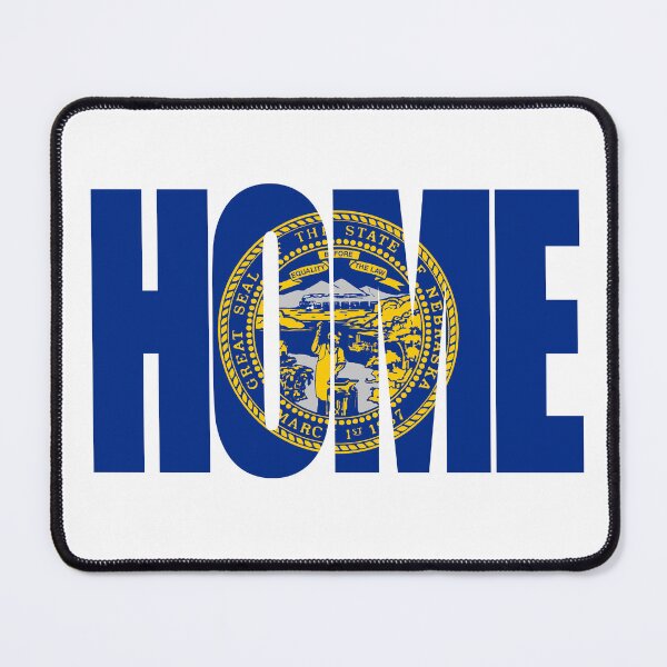 Item preview, Nebraska Home - State Flag designed and sold by DonDota.