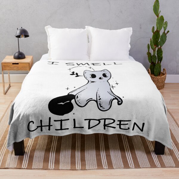 Item preview, i smell children, funny halloween black cat designed and sold by XXgooddeedXX.