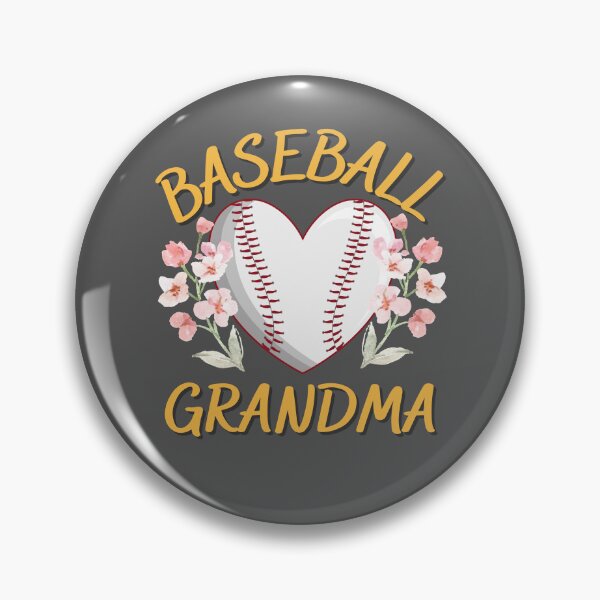 Artikelvorschau, Baseball-Oma mit Herz und Rosen entworfen und verkauft von two7designs.