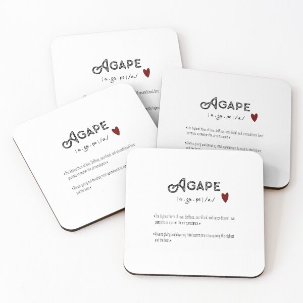 Item preview, Agape Definition - Agape Art Print - Definition Art Print - Digital Wall Art - Library Decorations - Gift for Bookworm - Book Lover Poster designed and sold by Humais Store.