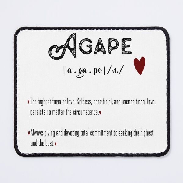 Item preview, Agape Definition - Agape Art Print - Definition Art Print - Digital Wall Art - Library Decorations - Gift for Bookworm - Book Lover Poster designed and sold by Humais Store.