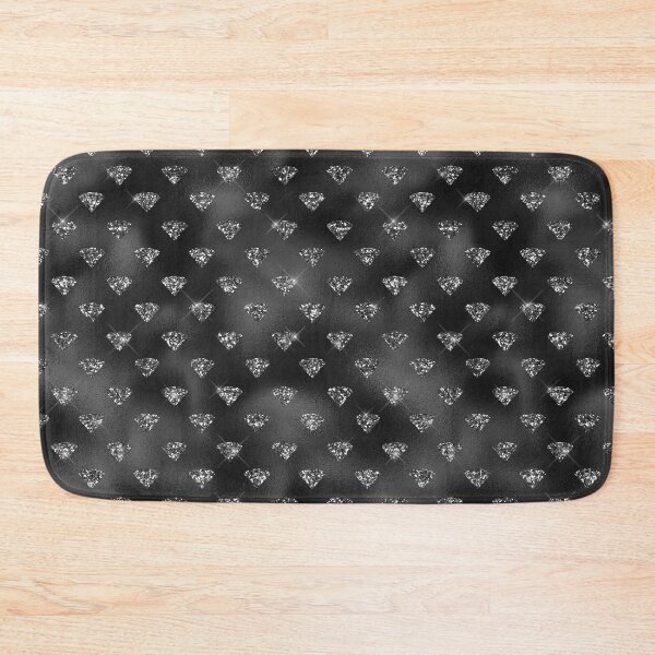 Item preview, Diamond Black Silver Patterns | Silver Black Textures  designed and sold by TrendyGlitter.