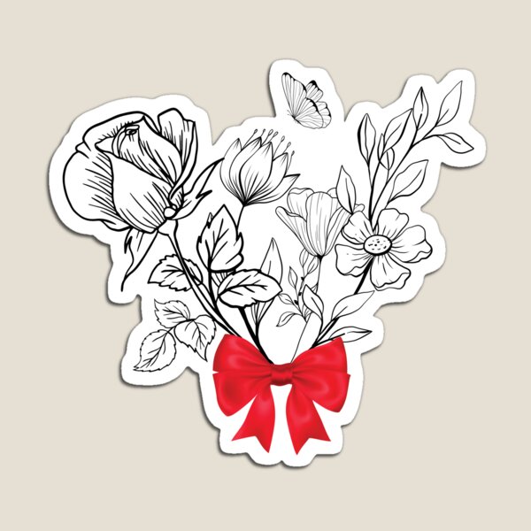Flowers for you Magnet