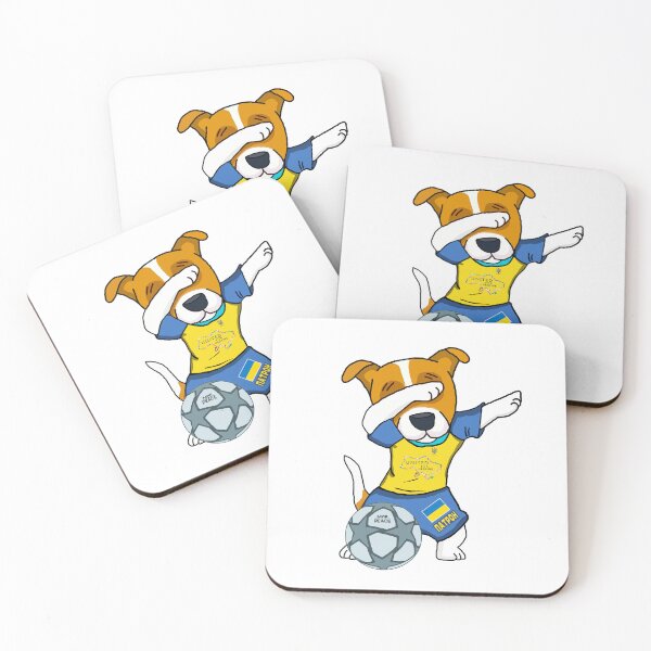 Item preview, Dabbing Ukrainian Dog Patron Football Soccer Ukraine Peace designed and sold by Aide.