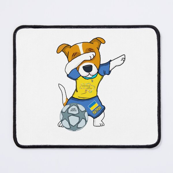 Item preview, Dabbing Ukrainian Dog Patron Football Soccer Ukraine Peace designed and sold by Aide.