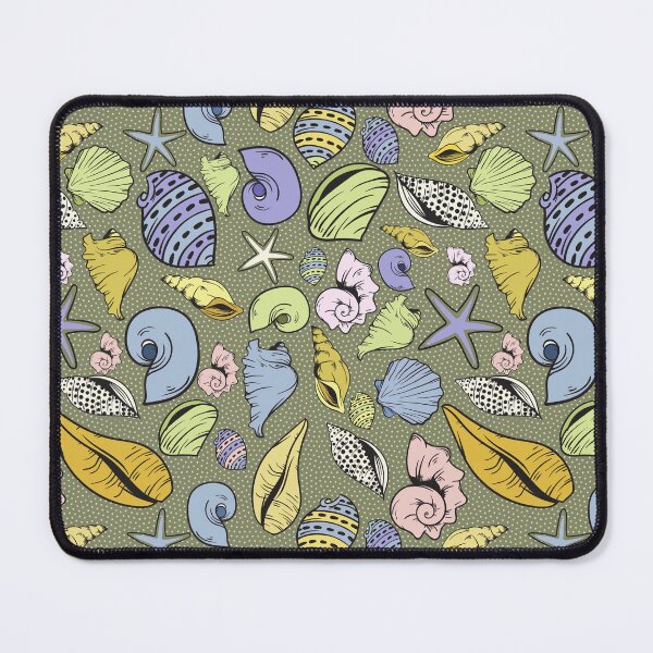 Item preview, green sea shells designed and sold by Navitaloves.
