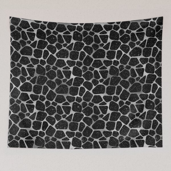 Item preview, Black Silver Mosaic Patterns | Silver Black Textures  designed and sold by TrendyGlitter.