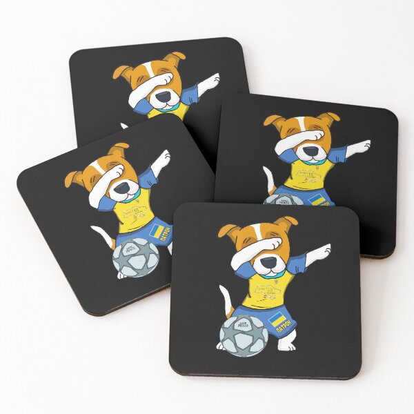 Item preview, Dabbing Ukrainian Dog Patron Football Soccer Ukraine Peace designed and sold by Aide.