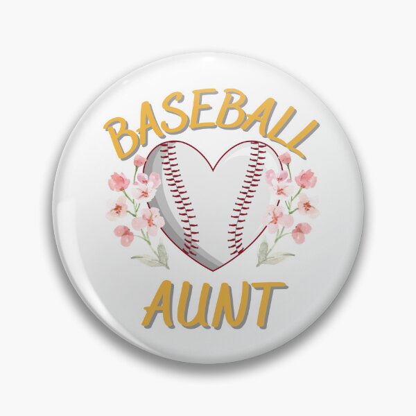Artikelvorschau, Baseball-Tante mit Herz und Rosen entworfen und verkauft von two7designs.