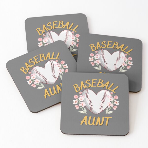 Item preview, Baseball Aunt with heart and roses designed and sold by two7designs.