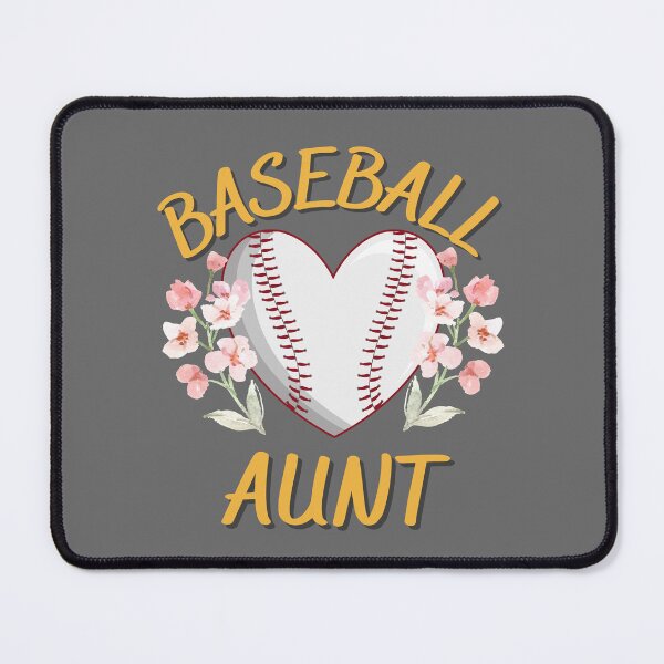 Item preview, Baseball Aunt with heart and roses designed and sold by two7designs.