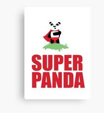 Super Panda Canvas Print