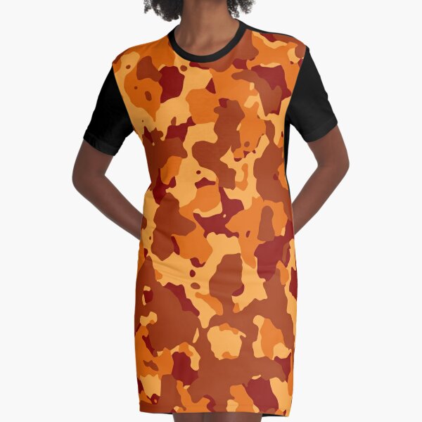 Orange Camo Dresses