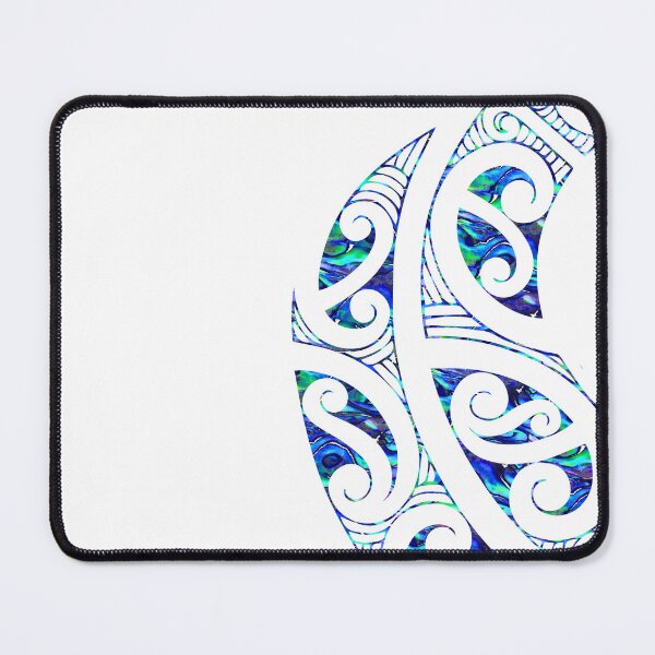 Item preview, New Zealand, Māori , Paua, Abalone, Koru, Tribal, Tattoo, NZ Art, Māori Art designed and sold by Uncommon Cents.