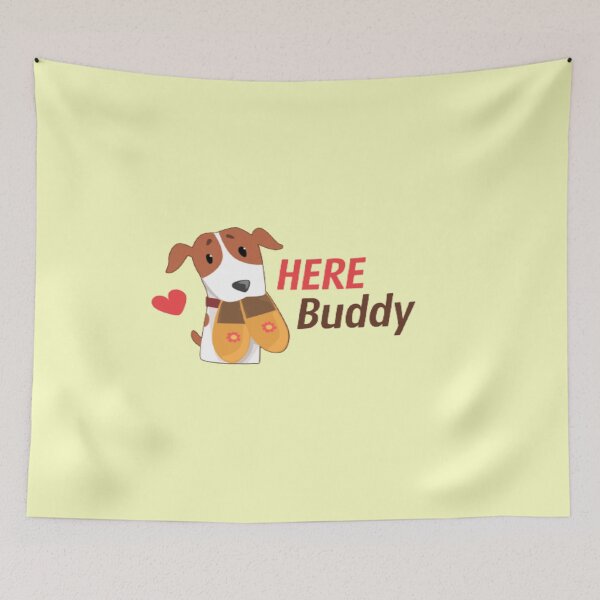 Item preview, Cute Dog Distraction Here Buddy designed and sold by surprise-to-me.