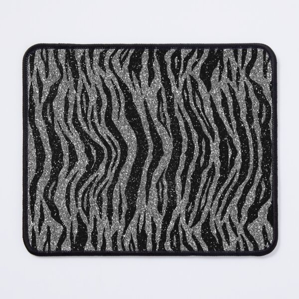 Item preview, Black Silver Patterns | Silver Black Textures designed and sold by TrendyGlitter.
