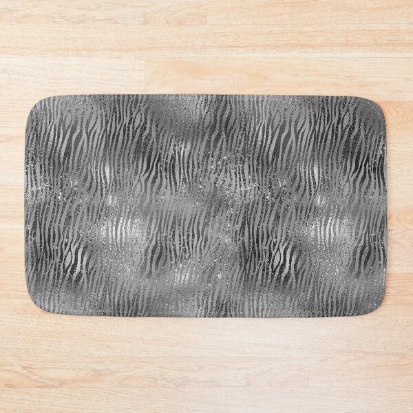 Item preview, Black Silver Patterns 2 | Silver Black Textures  designed and sold by TrendyGlitter.