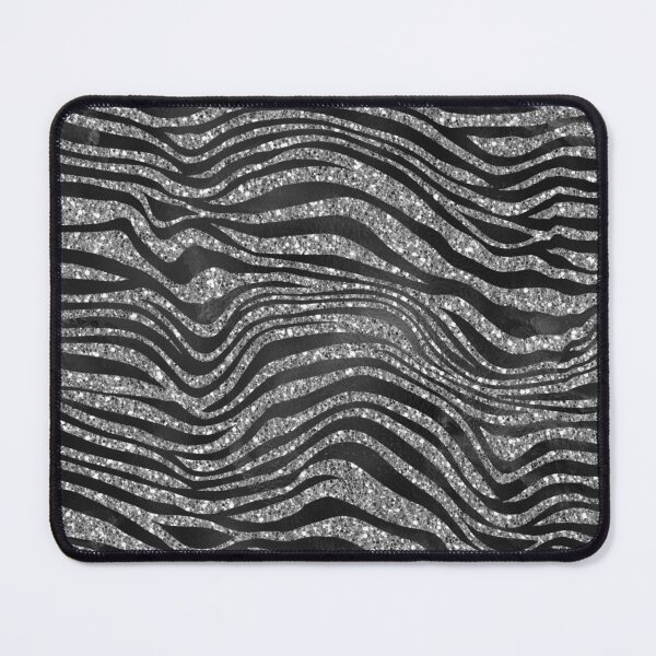 Item preview, Black Silver Patterns 3 | Silver Black Textures  designed and sold by TrendyGlitter.