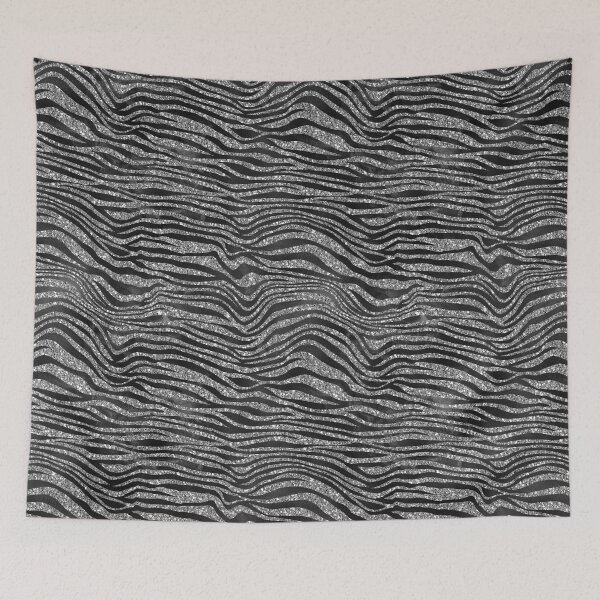 Item preview, Black Silver Patterns 3 | Silver Black Textures  designed and sold by TrendyGlitter.
