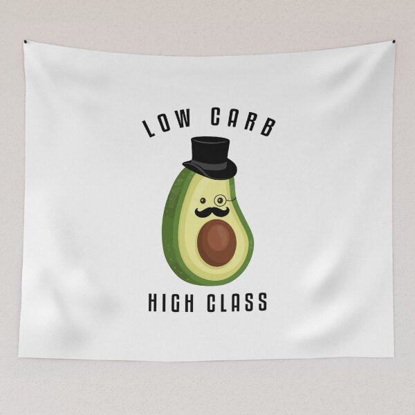Item preview, Low Carb High Class Guacamole Avocado  designed and sold by The Junto Shop.