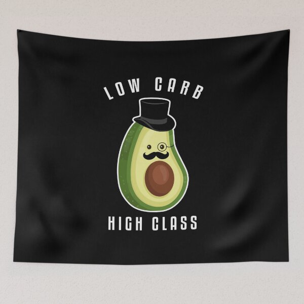 Item preview, Low Carb High Class Guacamole Avocado  designed and sold by The Junto Shop.